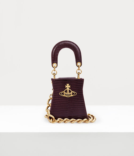 Vivienne Westwood Kelly Small Handbag in BURGUNDY